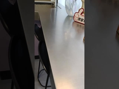 Paslanmaz çelik tezgahlı Fadior Balkon Depo Dolabi