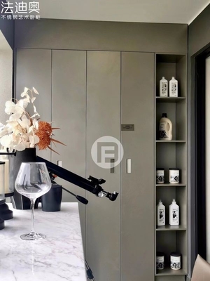 Tasarım Paslanmaz Çelik Balkon Depo Dolabı Ren Gri